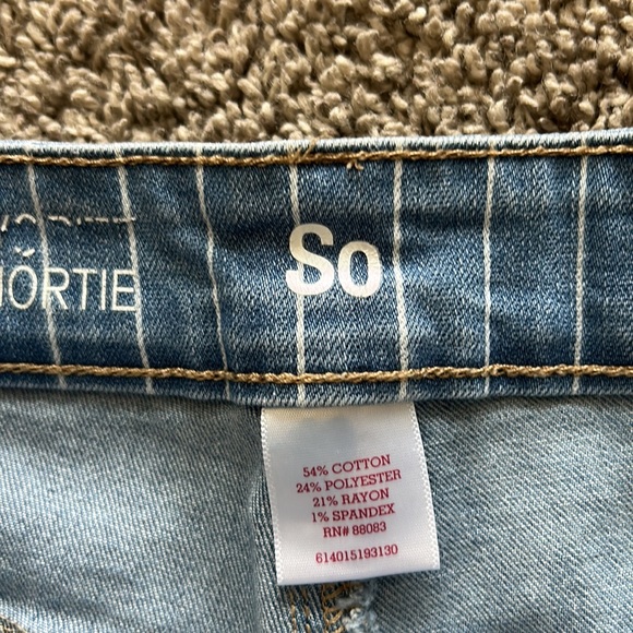 High Rise Jean Shorts - Picture 3 of 4